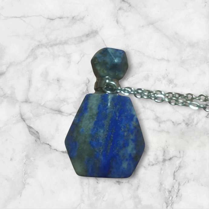 Collier Diffuseur d’Huiles Essentielles – Lapis Lazuli