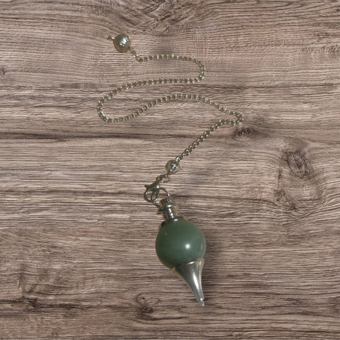 Pendule en Aventurine Verte – Équilibre et Harmonie