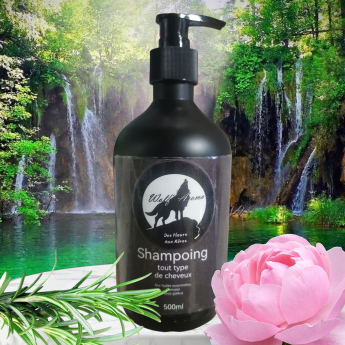 Shampoing roses et romarin( précommande)